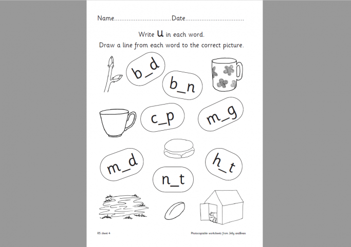 Medial Vowel A E I O U Worksheet Pack Handwriting And Comprehension Activities For Ks1 Teachwire Teaching Resource