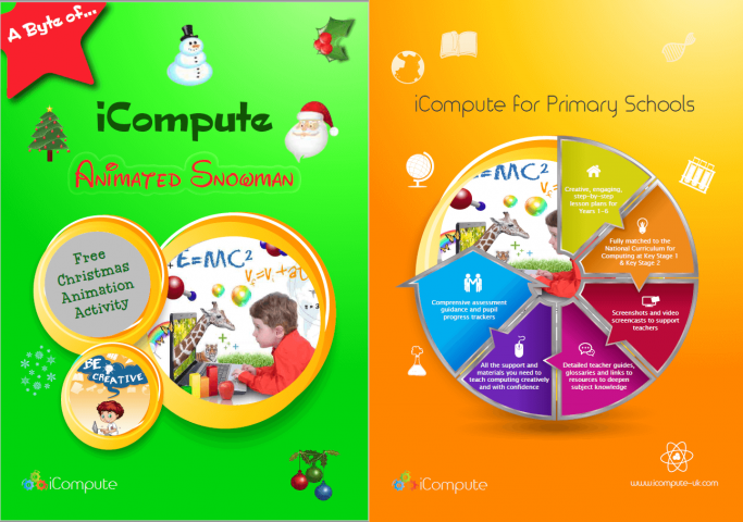 Icompute Animated Snowman Christmas Animation Activity For Ks2 Computing Teachwire Teaching Resource