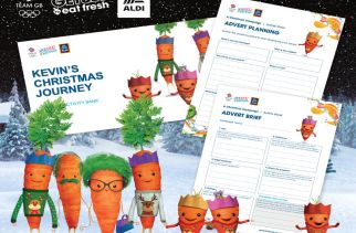 Team GB and Aldi recruit Kevin the Carrot to inspire healthy eating in schools with their latest secondary resources