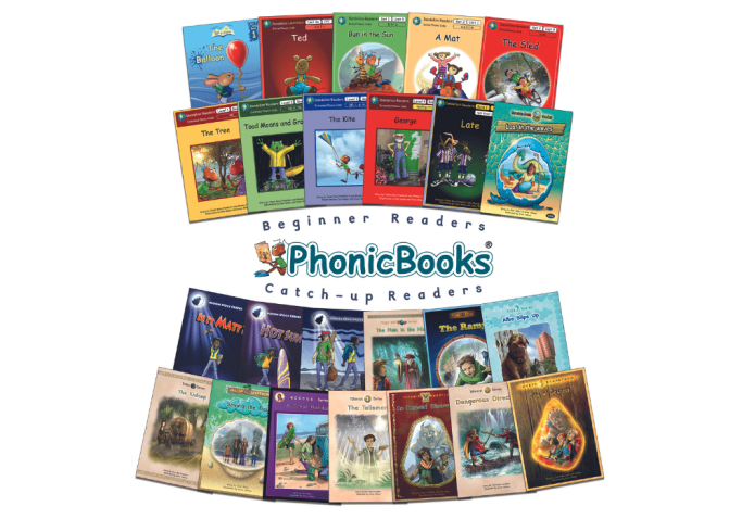Phonic Books for beginner and catch-up readers