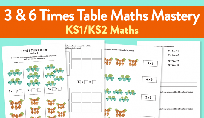 multiplication table times 6 worksheet Mastery Challenging Teaching the for Worksheets 9 Maths