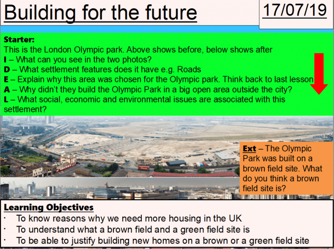 this is geography human geography ks3 sample lessons teachwire teaching resource