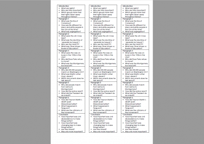 English essay structure image