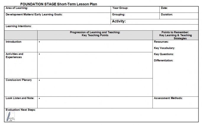 Ten Year Plan Template from www.teachwire.net