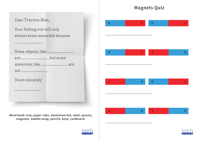 forces and magnets year 3