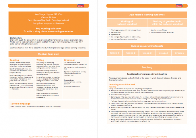 Story about a monster image