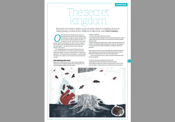 Ks1 Book Topic Over And Under The Snow Lets Children Discover