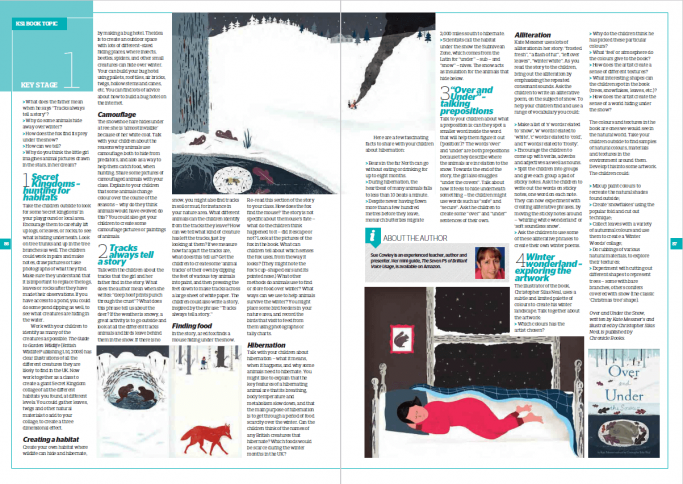 Ks1 Book Topic Over And Under The Snow Lets Children Discover