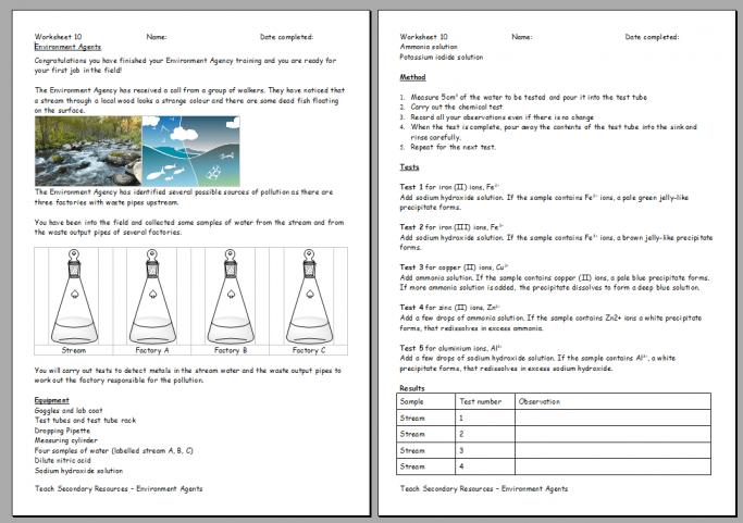 ks4 science lesson plan the chemistry of pollution teachwire teaching resource
