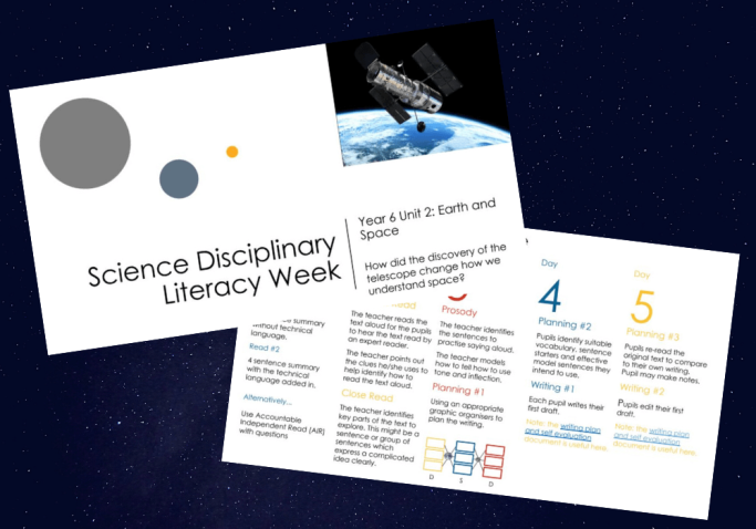 Primary science – Disciplinary literacy resources from Paradigm Trust