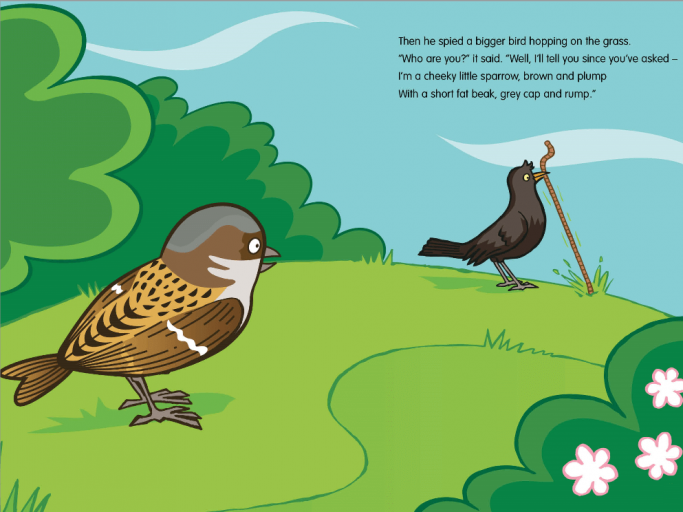 Cheeky Sparrow Story to Help Children Identify Common