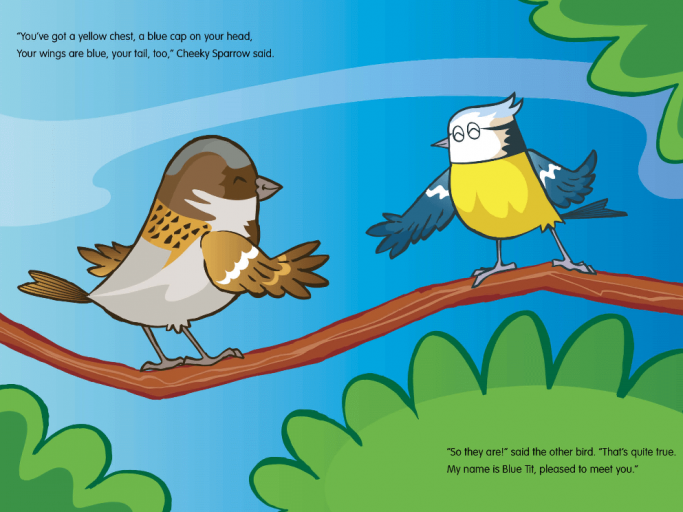 Cheeky Sparrow Story to Help Children Identify Common
