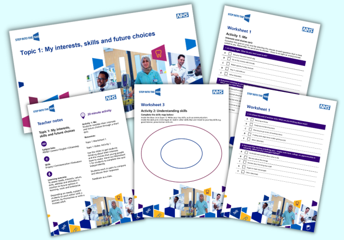 KS4 career resources from the NHS