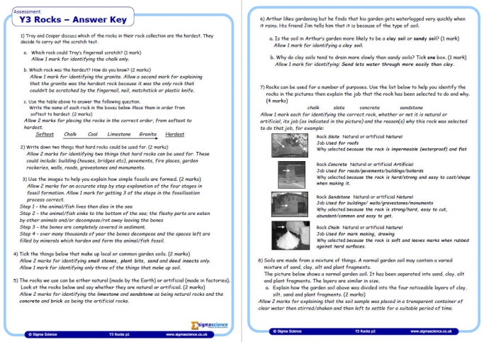 Year 4 Science Assessment Worksheet With Answers Sound Teachwire Teaching Resource