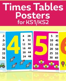 Times tables posters for KS1 and KS2