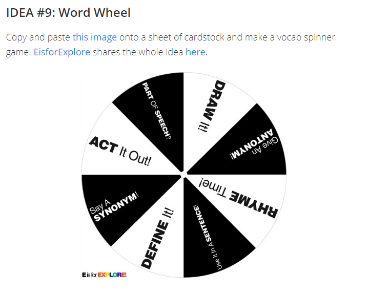 11 of the best vocabulary resources for teaching ks1 2 english idea word