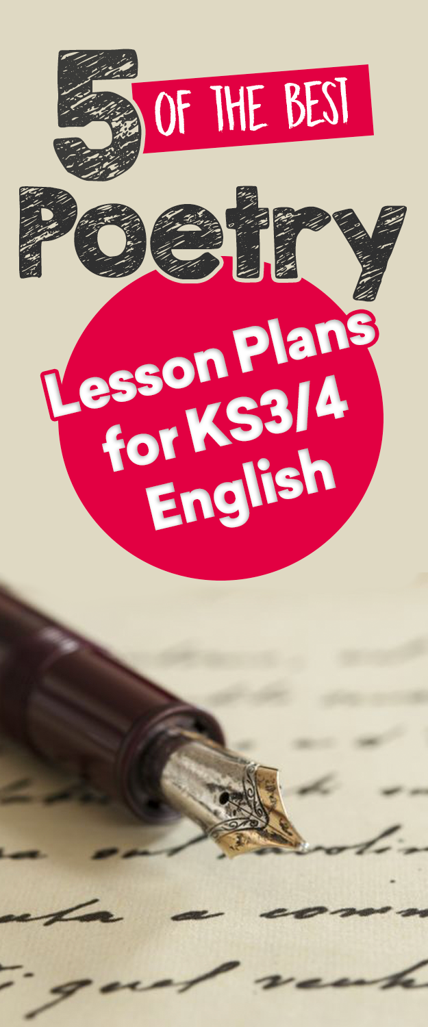 9 of the best poetry resources and lesson plans for KS3/4 English