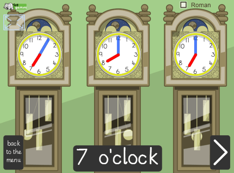 Mathsframe Telling The Time In Words