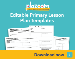 Plazoom Ad for 13 free lesson plan templates for teachers