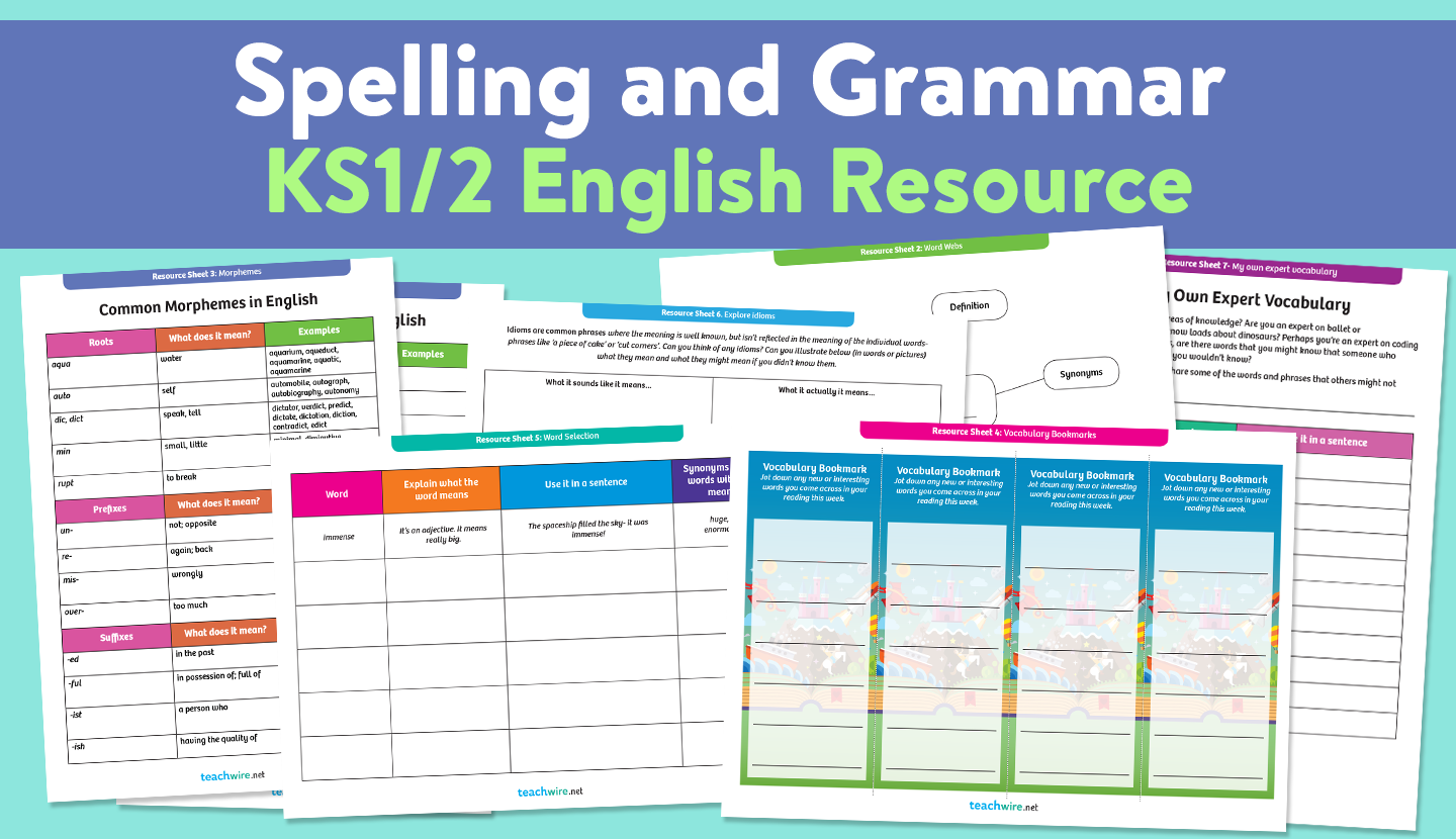 Blank Word Web Template and Example for KS2222 and KS22 English Within Blank Food Web Template