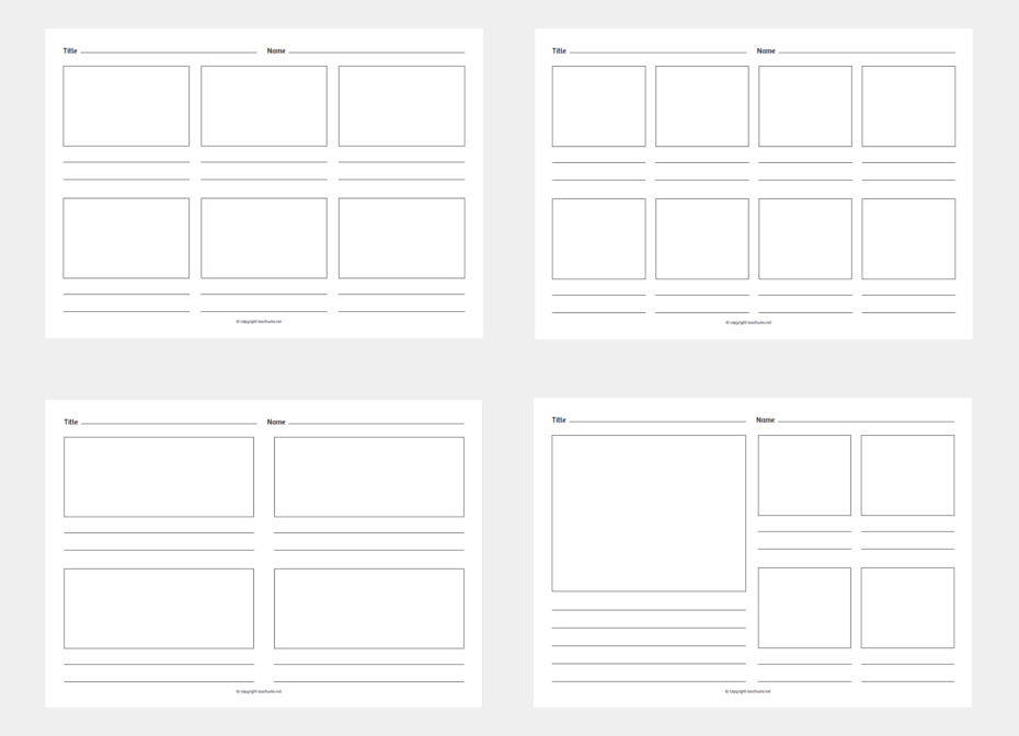 Blank Script Template from www.teachwire.net