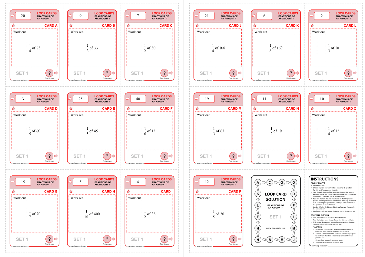 12 of the best fraction of amounts worksheets for ks2 maths
