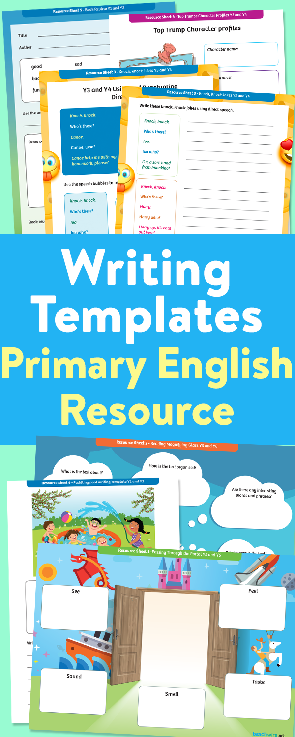 6 Inspiring Writing Templates For Ks1 And Ks2 English Teachwire