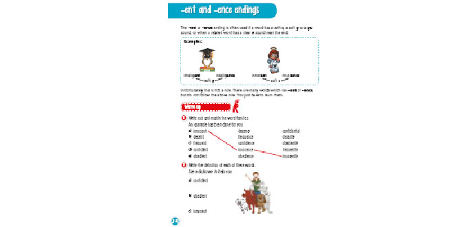 Y6 Spelling: -&#039;ent&#039; and &#039;-ence&#039; endings - English resource for KS2