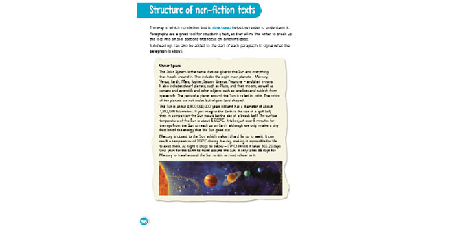 Y4 Comprehension: Structure of non - fiction texts - English resource for KS2