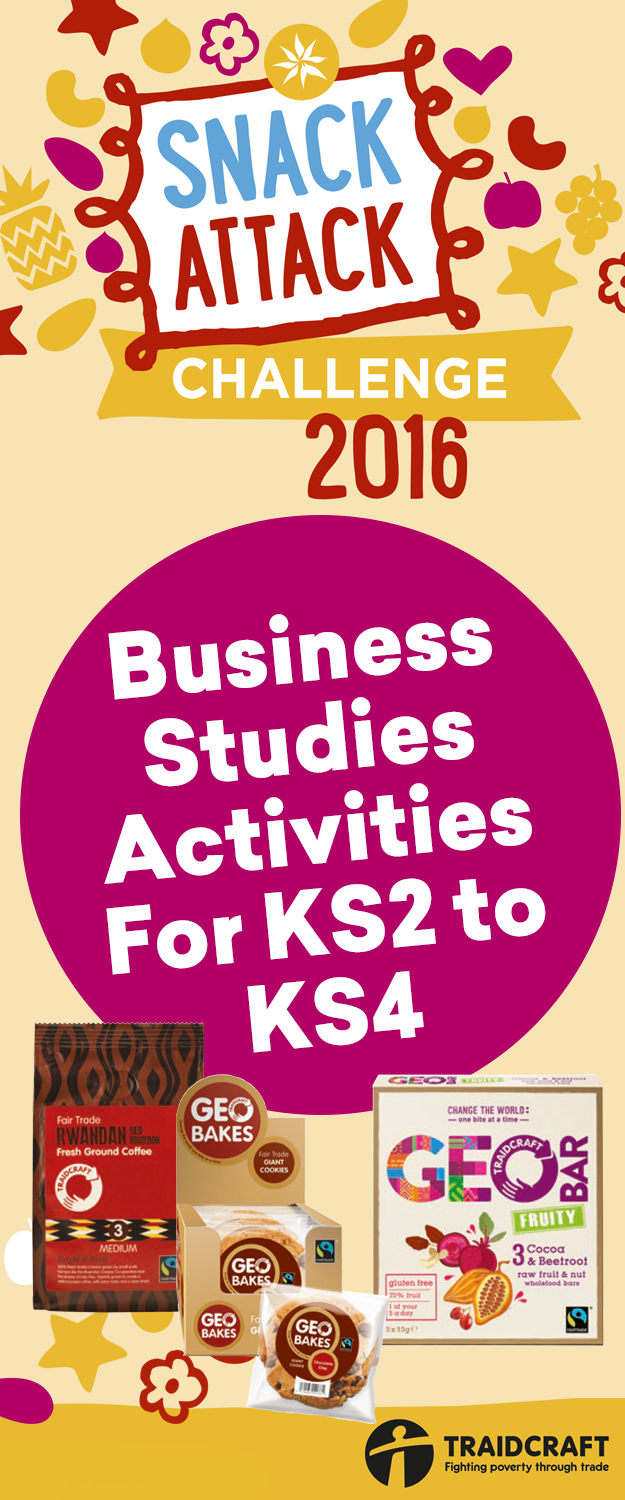 Snack Attack Group Competition Pack 2016 – Business Studies Activities For KS2 to KS4