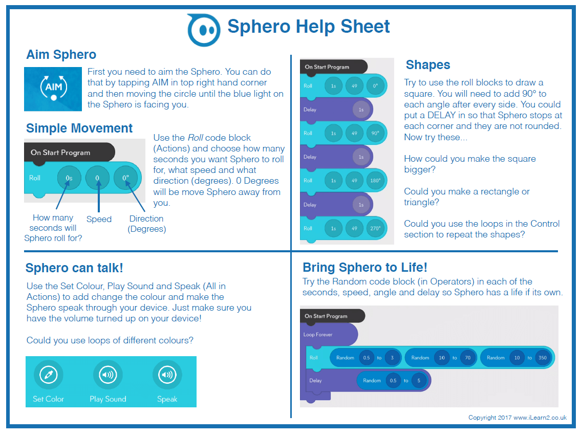 Sphero programming on sale