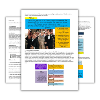Critical analysis lesson resource
