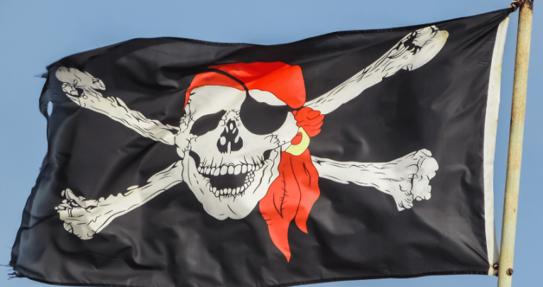 Pirate flag for Talk Like a Pirate Day