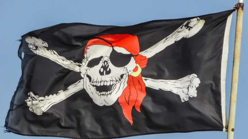 Pirate flag for Talk Like a Pirate Day