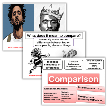 Comparisons in poetry lesson plan