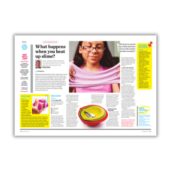 Properties of materials KS2 slime science lesson plan