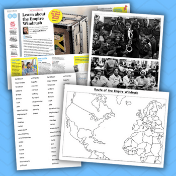 black history lessons ks2 Empire Windrush Black History Month lesson plan and resources