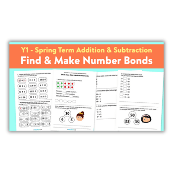 Number bonds Year 1 resources