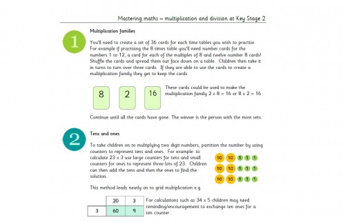 times table activities ks2