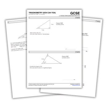 Trigonometry GCSE questions