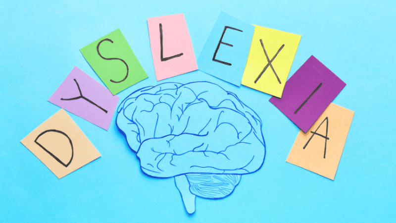 creative writing club ks3 Letters spelling dyslexia above illustration of brain for Dyslexia Awareness Week