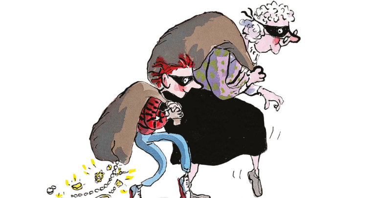 Gangsta Granny illustration, representing Grandparents Day