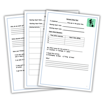 PE worksheets KS3