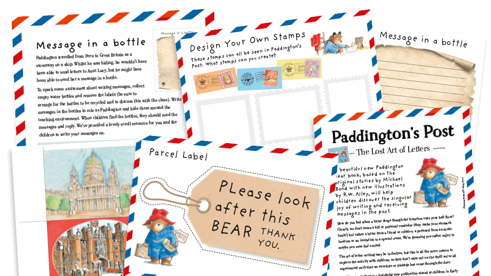 Letter writing KS1 Paddington resources