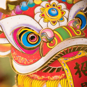 Chinese new year dragon