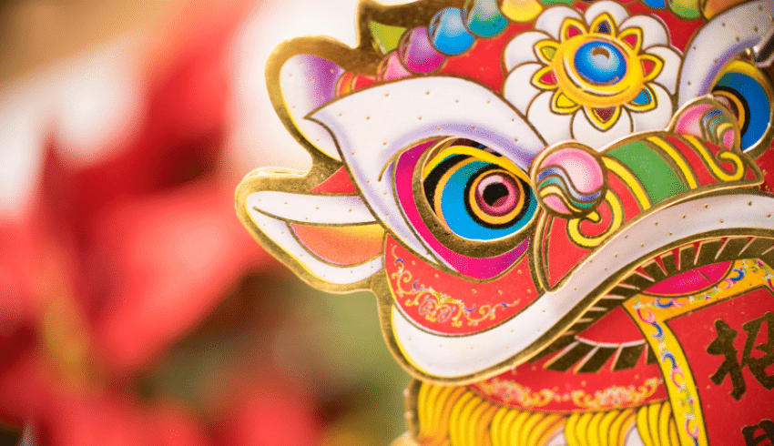 Chinese new year dragon