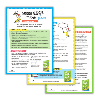 Green Eggs and Ham activity pack