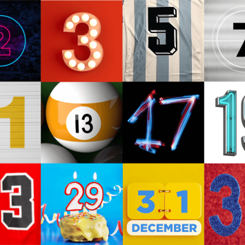 Prime numbers collage