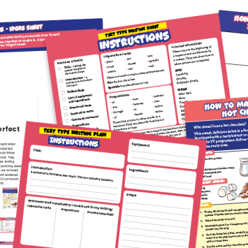 Instructional text resource for teaching imperative verbs in KS2