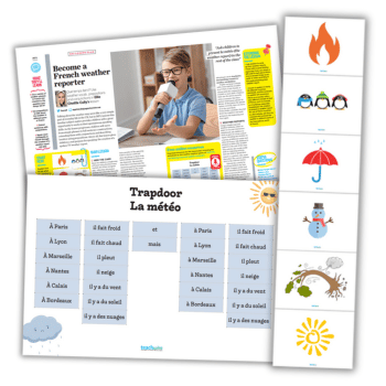French weather vocabulary resources